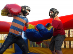 Bouncy Boxing Ring & Gloves