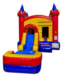 party20castle20bounce20house20combo20inflatable20rental20tulsa20oklahoma 861684907 EZ Party Castle Combo