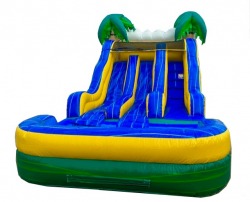 Sunshine20Falls20inflatable20water20slide20rental20tulsa20o 1 12ft Sunshine Falls Double Lane Water Slide