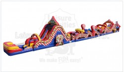 carnival20inflatable20obstacle20course20rental20tulsa20ok20 1 108ft Radical Run Carnival WATER Obstacle Course